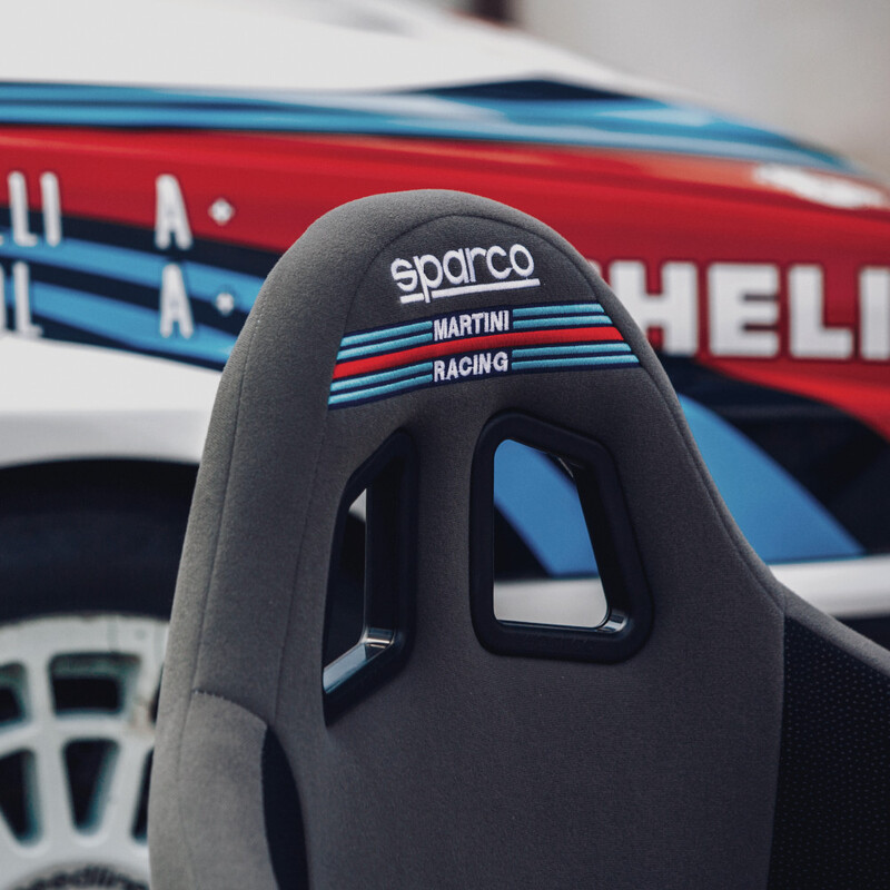 Siège Baquet Sparco Pro 2000 QRT Martini Racing, Gris (FIA)
