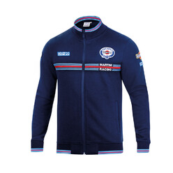 Sweat Zippé Sparco Martini Racing Bleu