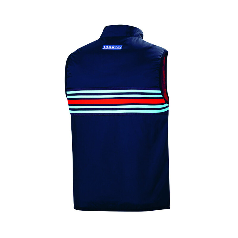 Gilet Coupe-Vent Sparco Martini Racing Replica Bleu