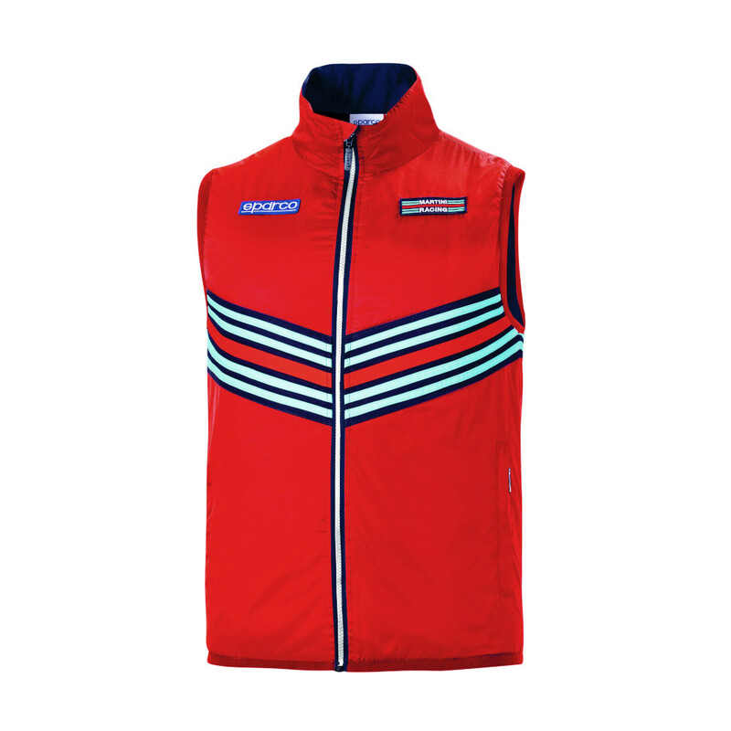 Gilet Coupe-Vent Sparco Martini Racing Replica Rouge