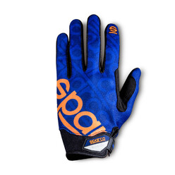 Gants de Mécanicien Sparco Meca-3 Bleu Marine & Orange Fluo