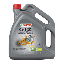 5L Huile Moteur Castrol GTX Ultraclean 10W40