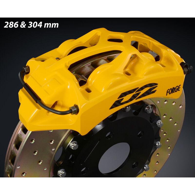 Kit Gros Freins Arrière D2 Racing : 4 à 8 Pistons, 330 à 421 mm