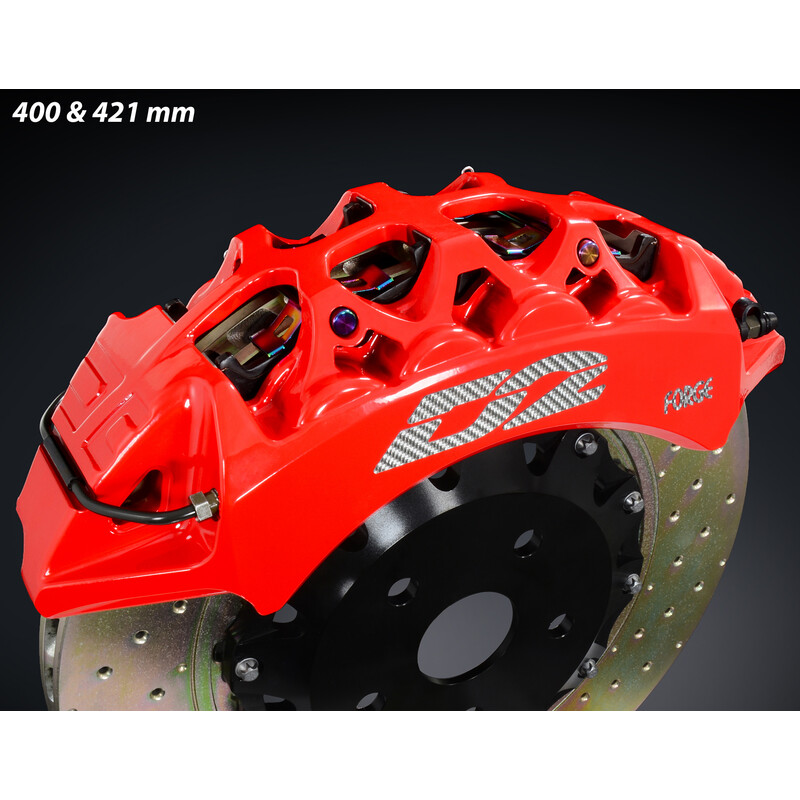 Kit Gros Freins Arrière D2 Racing : 4 à 8 Pistons, 330 à 421 mm