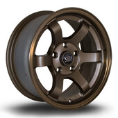Jante Rota Grid 15x7" 4x100 ET40, Bronze