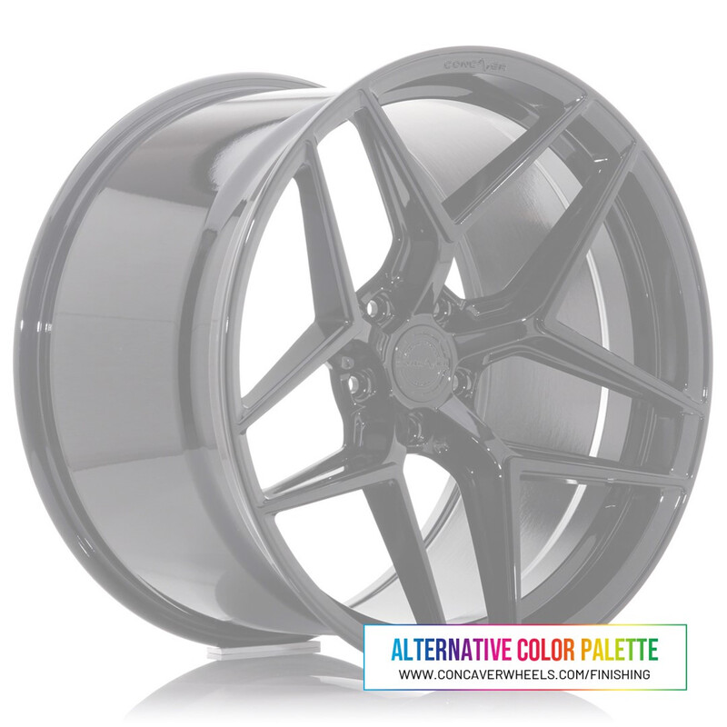 Jante Concaver CVR2 22x10" (5 trous - sur mesure) ET20-64, Couleur Personnalisée