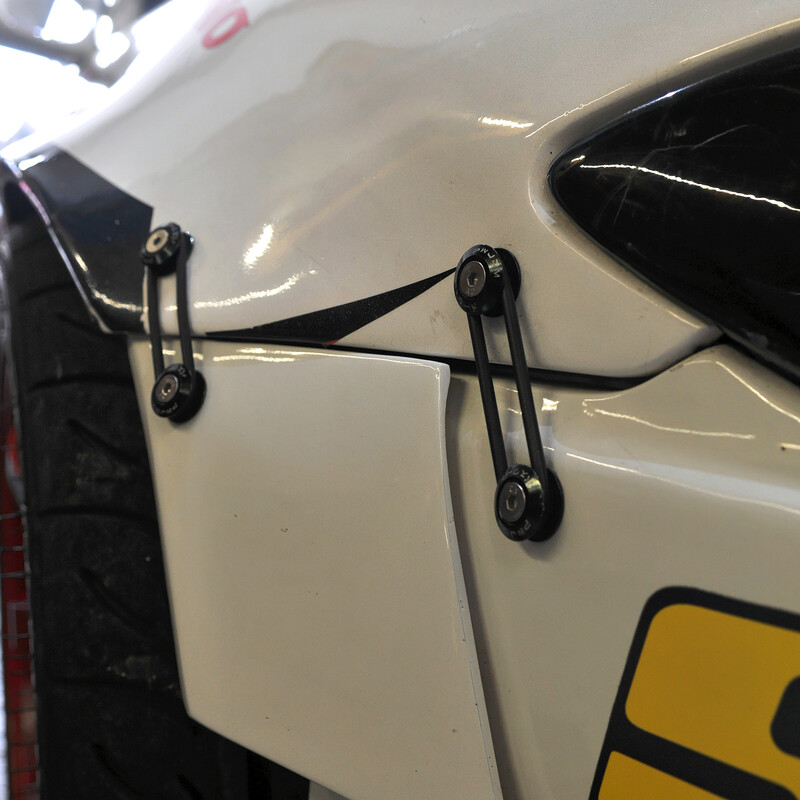 Kit Elastiques de Fixation Rapide de Pare-Chocs, Verts