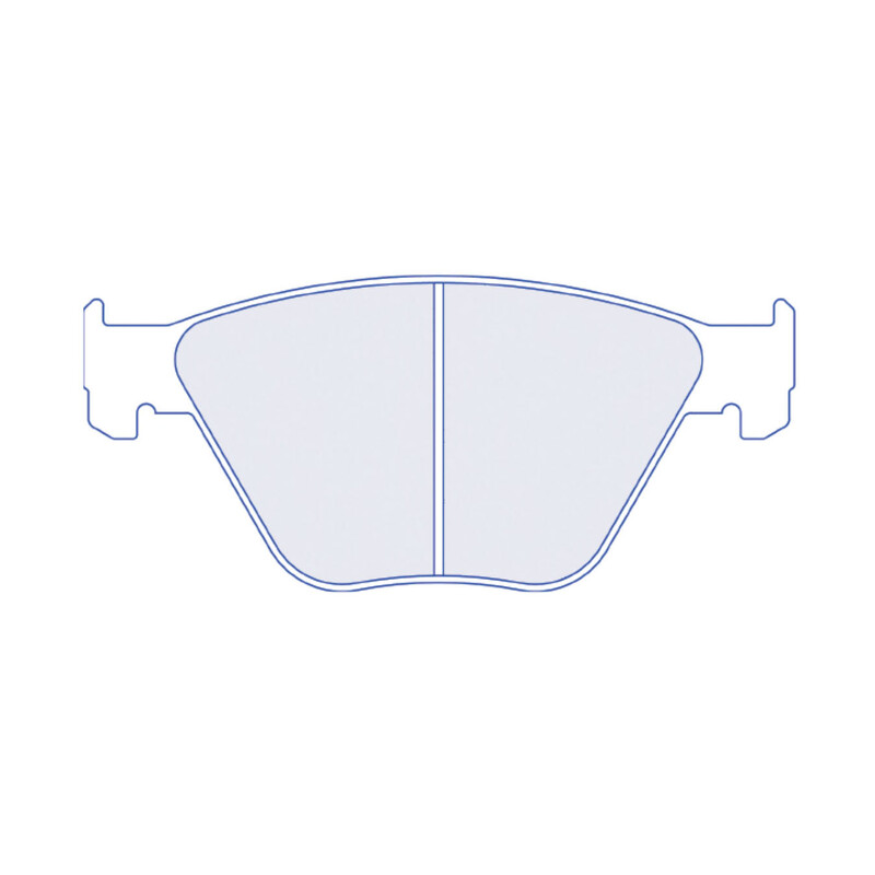 Plaquettes de Freins Avant CL Brakes RC5+ pour BMW E65