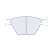 Plaquettes de Freins Avant CL Brakes RC6 pour BMW E65