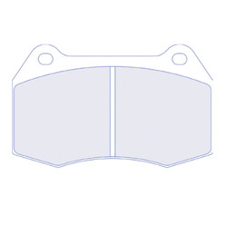 Plaquettes de Freins Avant CL Brakes RC5+ pour Honda Integra Type R (DC5)