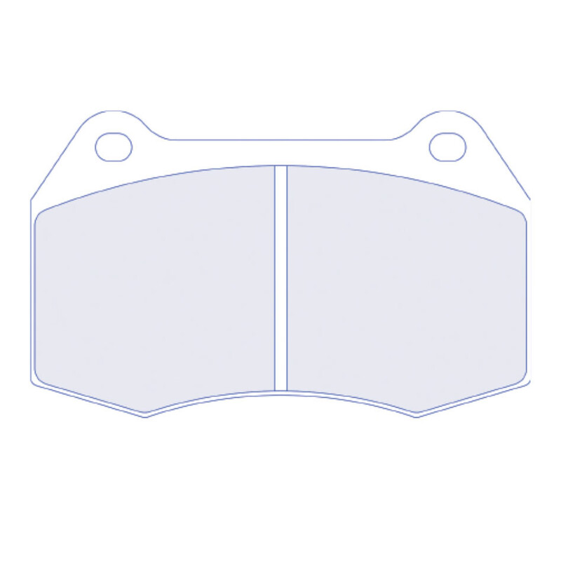 Plaquettes de Freins Avant CL Brakes RC8-R pour Honda Integra Type R (DC5)
