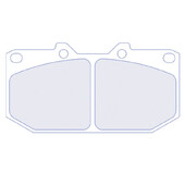 Plaquettes de Freins Avant CL Brakes RC8 pour Subaru Impreza 2.0 16V Turbo GT 4WD GC / GF (217 ch)