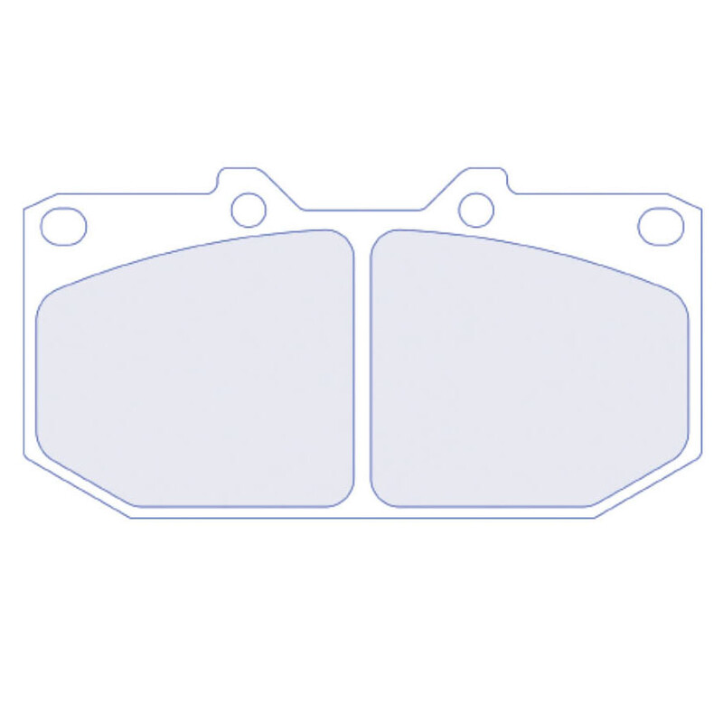 Plaquettes de Freins Avant CL Brakes RC8 pour Subaru Impreza 2.0 16V Turbo GT 4WD GC / GF (217 ch)