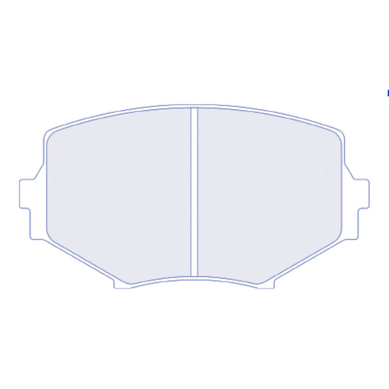 Plaquettes de Freins Avant CL Brakes RC6-E pour Mazda MX-5 NC FL