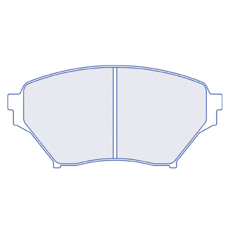 Plaquettes de Freins Avant CL Brakes RC6 pour Mazda MX-5 NB FL 