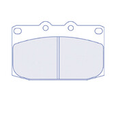 Plaquettes de Freins Avant CL Brakes RC5+ pour Mazda RX7