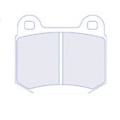 Plaquettes de Freins Avant CL Brakes RC8 pour Lotus Exige S2