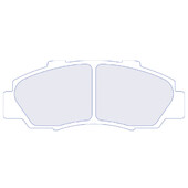 Plaquettes de Freins Avant CL Brakes RC5+ pour Honda Prelude 2.2 & 2.3L (92-01)