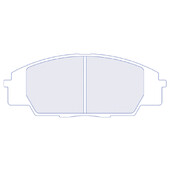 Plaquettes de Freins Avant CL Brakes RC6 pour Honda Civic Type R FN2