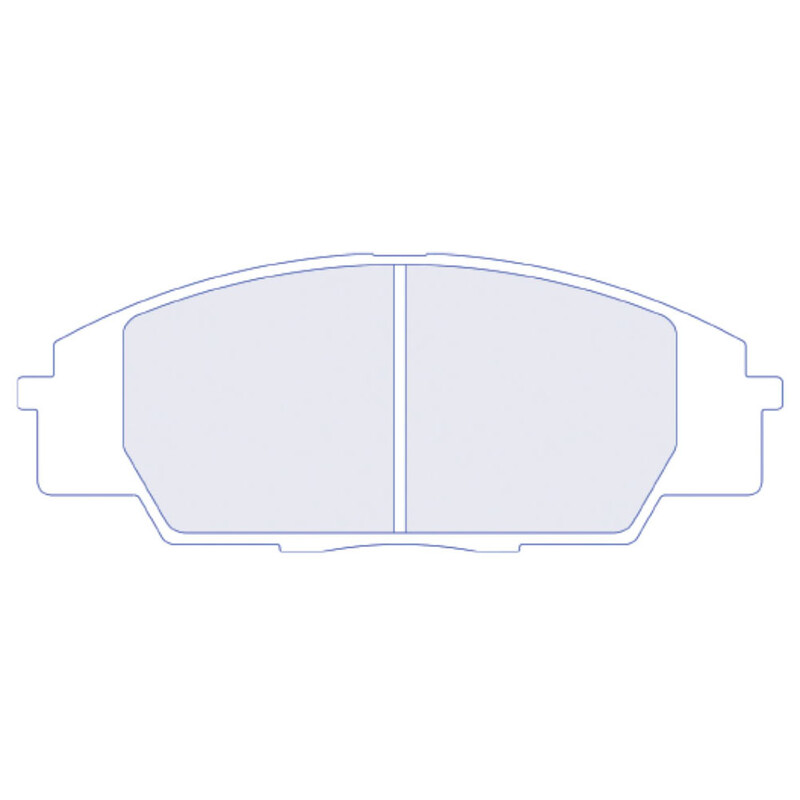 Plaquettes de Freins Avant CL Brakes RC6 pour Honda Civic Type R FN2