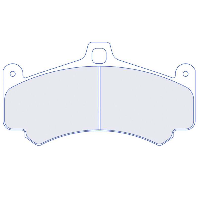 Plaquettes de Freins Avant CL Brakes RC8 pour Porsche 997 GT3 / RS