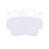Plaquettes de Freins Avant CL Brakes RC5+ pour Porsche 996 Carrera
