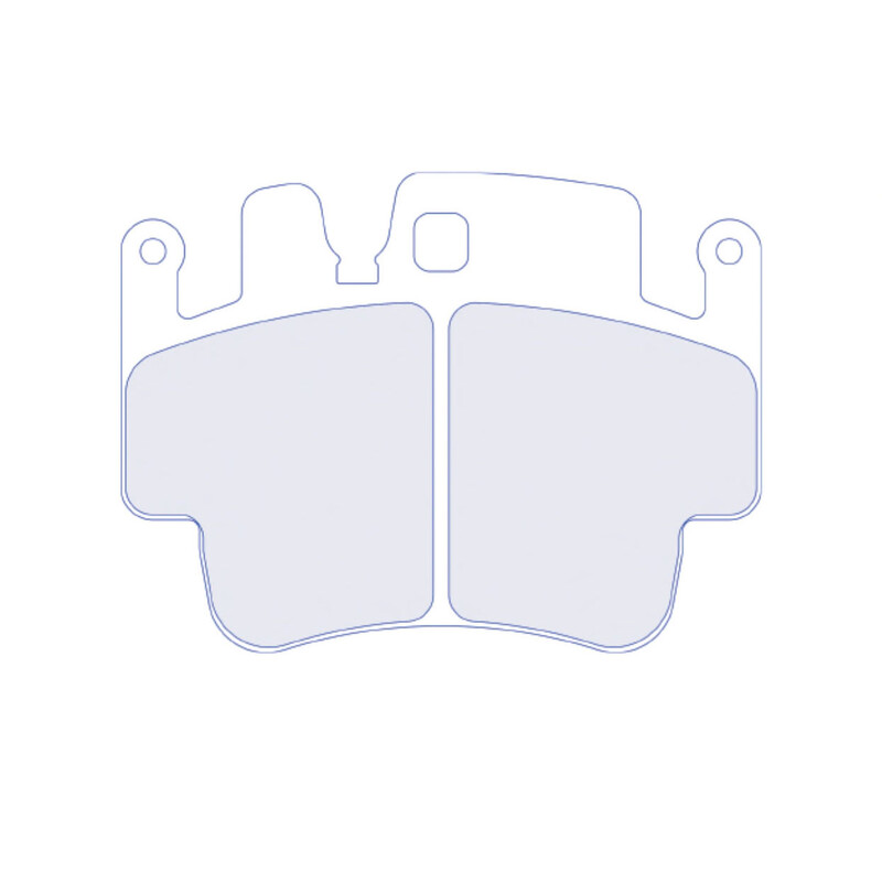 Plaquettes de Freins Avant CL Brakes RC5+ pour Porsche Cayman S
