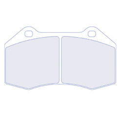Plaquettes de Freins Avant CL Brakes RC5+ pour Renault Megane II RS