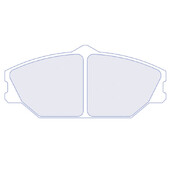 Plaquettes de Freins Avant CL Brakes RC5+ pour Renault Megane I 2.0L