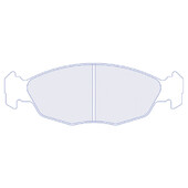 Plaquettes de Freins Avant CL Brakes RC6 pour Peugeot 106 S16