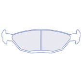 Plaquettes de Freins Arriere CL Brakes RC5+ pour BMW 325iX E30