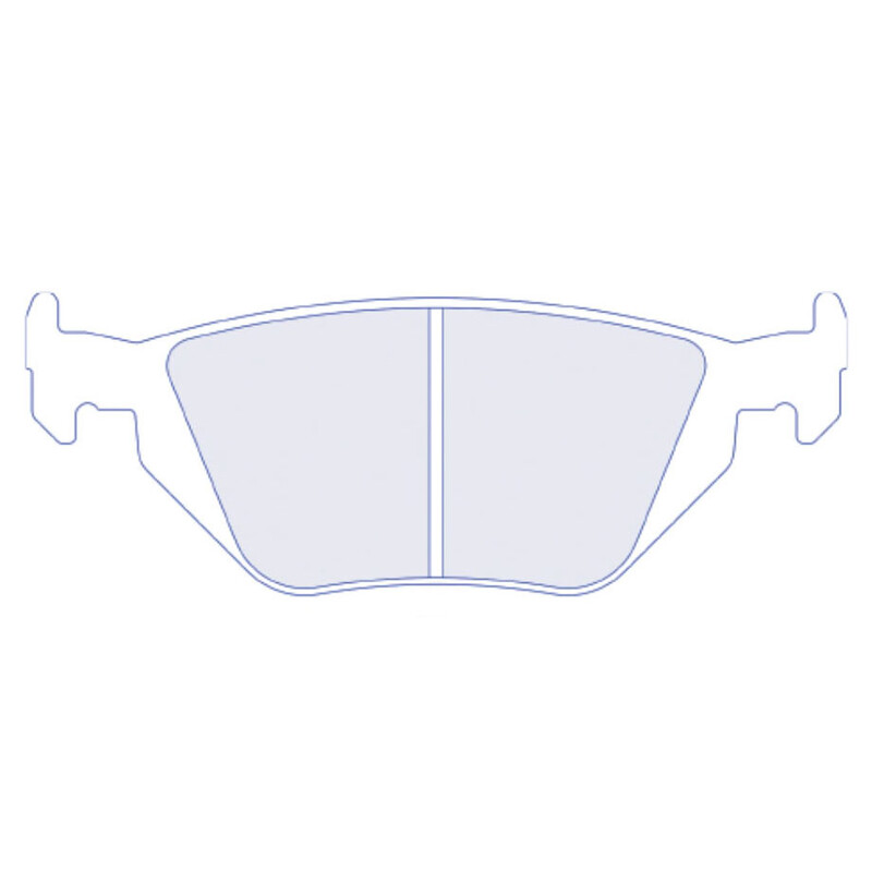 Plaquettes de Freins Arriere CL Brakes RC5+ pour BMW M3 E36