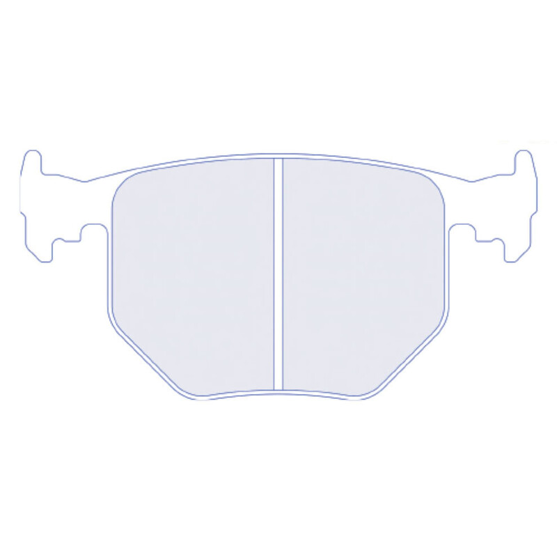 Plaquettes de Freins Arriere CL Brakes RC5+ pour BMW M5 E34 3.8L