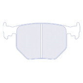 Plaquettes de Freins Arriere CL Brakes RC8-R pour BMW M3 E46