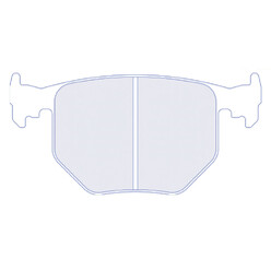 Plaquettes de Freins Arriere CL Brakes RC8-R pour BMW Z4 M