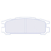Plaquettes de Freins Arriere CL Brakes RC6 pour Subaru Impreza GT Turbo GC / GF (211 ch) 