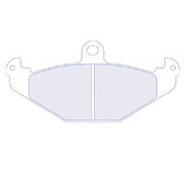 Plaquettes de Freins Arriere CL Brakes RC5+ pour Lotus Esprit S2
