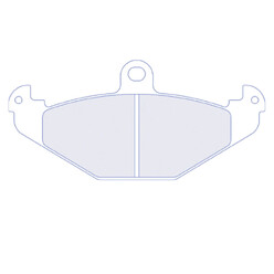 Plaquettes de Freins Arriere CL Brakes RC5+ pour Lotus Exige S1