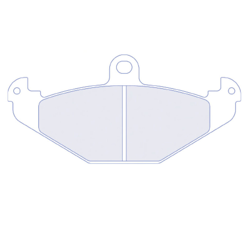 Plaquettes de Freins Arriere CL Brakes RC8 pour Lotus Exige S1