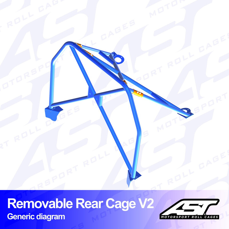Demi-Arceau à Boulonner AST Rollcages V2 Démontable pour BMW Série 3 F30 (Berline)