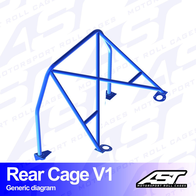 Demi-Arceau à Boulonner AST Rollcages V1 pour Honda Integra DB, DC