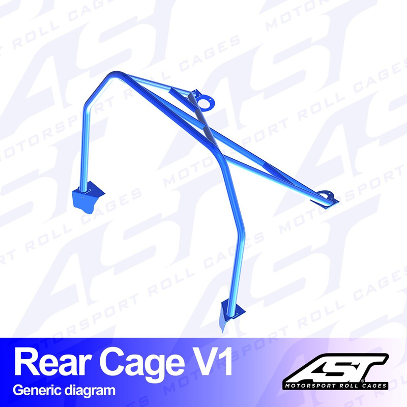 Demi-Arceau à Boulonner AST Rollcages V1 pour Honda Integra DB, DC