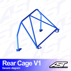 Demi-Arceau à Boulonner AST Rollcages V1 pour Mazda RX-7 FD