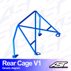 Demi-Arceau à Boulonner AST Rollcages V1 pour Renault 19