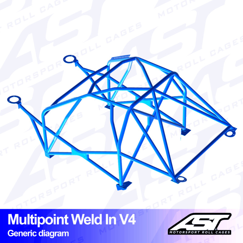Arceau 10 Points à Souder AST Rollcages V4 pour Suzuki Swift (ZC32S)