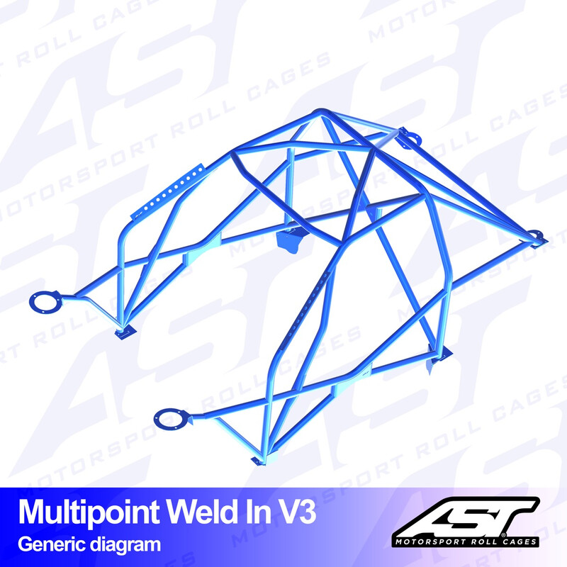Arceau 10 Points à Souder AST Rollcages V3 pour BMW Série 3 F30 (Berline)