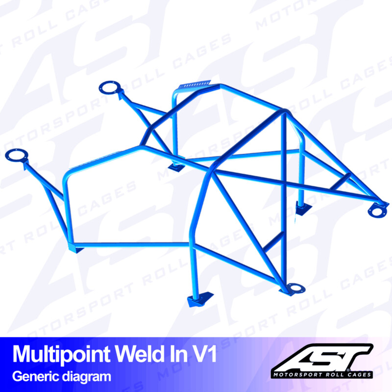 Arceau 10 Points à Souder AST Rollcages V1 pour Suzuki Swift (ZC32S)