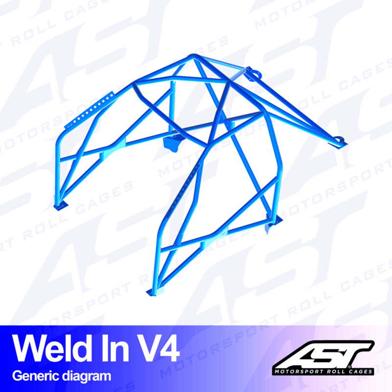Arceau 8 Points à Souder AST Rollcages V4 pour Nissan Silvia S15