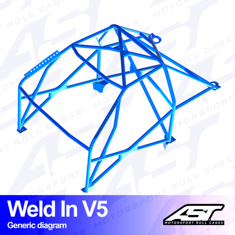 Arceau 8 Points à Souder AST Rollcages V5 pour Audi S4 B5 Avant (Quattro) - FIA