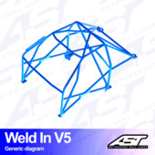 Arceau 8 Points à Souder AST Rollcages V5 pour Mini Cooper R53 - FIA